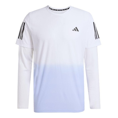 Camiseta adidas Own The Run Climacool Colorblock - Masculina - Foto 1