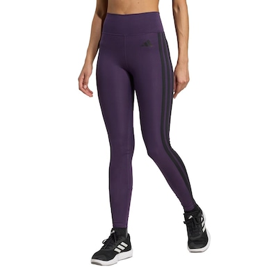 Calça Legging 7/8 adidas Optime Essentials Três Listras - Feminina - Foto 1
