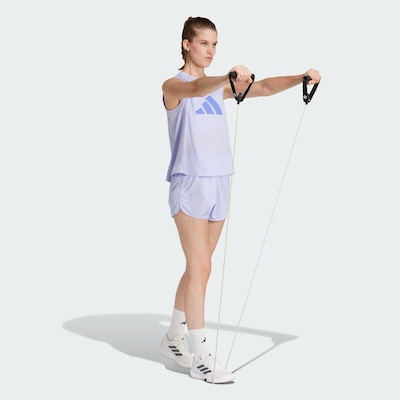 Shorts adidas Malha Cintura Alta Pacer Essentials - Feminina - Foto 5