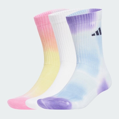 Meias adidas Tie-Dye 3 Pares - Unissex - Foto 3