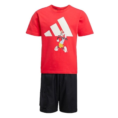 Conjunto Camiseta adidas X Disney Mickey Mouse Infantil - Foto 1