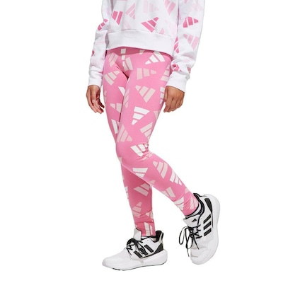Legging adidas Seasonal Essentials Logo Celebration Infantil - Infantil - Foto 2