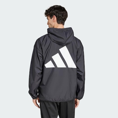 Jaqueta Corta-Vento adidas Malha Essentials Big Logo - Masculina - Foto 4