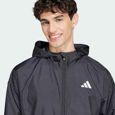 Jaqueta Corta-Vento adidas Malha Essentials Big Logo - Masculina - Foto 6