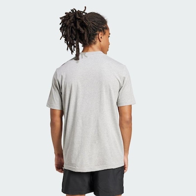 Camiseta adidas Malha Simples Essentials Small Logo - Masculina - Foto 4