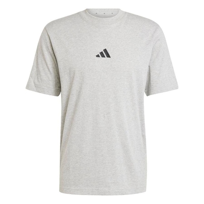 Camiseta adidas Malha Simples Essentials Small Logo - Masculina - Foto 1