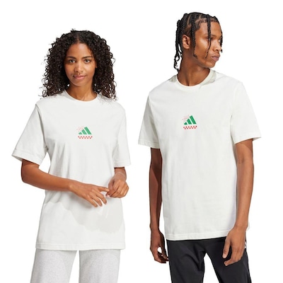 Camiseta adidas Estampada Lounge Pizza - Unissex - Foto 3