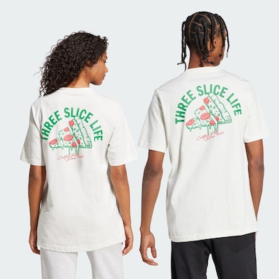 Camiseta adidas Estampada Lounge Pizza - Unissex - Foto 5