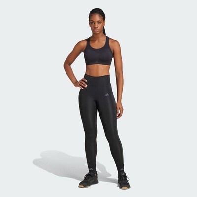Legging adidas Optime Três Listras Full-Length - Feminina - Foto 6