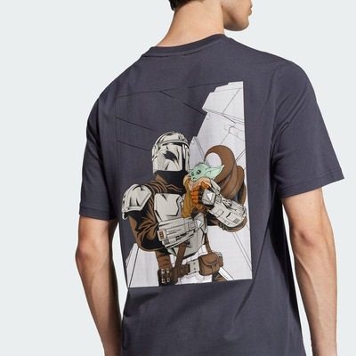 Camiseta adidas X Star Wars? The Mandalorian? Regular Fit Back Graphic - Masculina - Foto 6