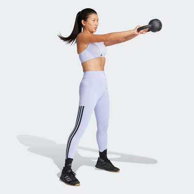 Legging adidas Optime Três Listras - Feminina - Foto 5