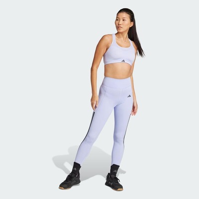 Legging adidas Optime Três Listras - Feminina - Foto 6