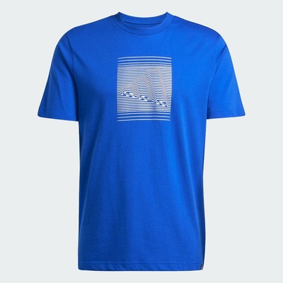 Camiseta Estampada Tech Metallic adidas - Masculina - Foto 3