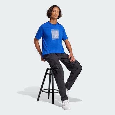 Camiseta Estampada Tech Metallic adidas - Masculina - Foto 5