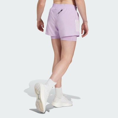 Shorts adidas 2 Em 1 Own The Run Climacool - Feminina - Foto 3