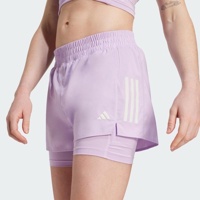 Shorts adidas 2 Em 1 Own The Run Climacool - Feminina - Foto 6