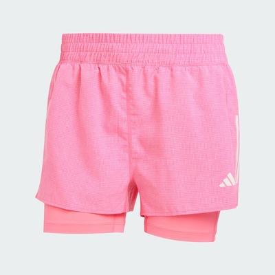 Shorts adidas 2 Em 1 Own The Run Climacool - Feminina - Foto 2