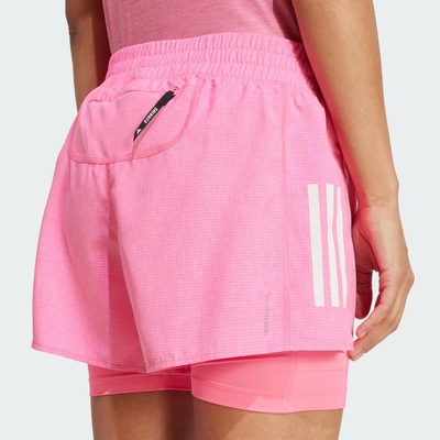 Shorts adidas 2 Em 1 Own The Run Climacool - Feminina - Foto 5