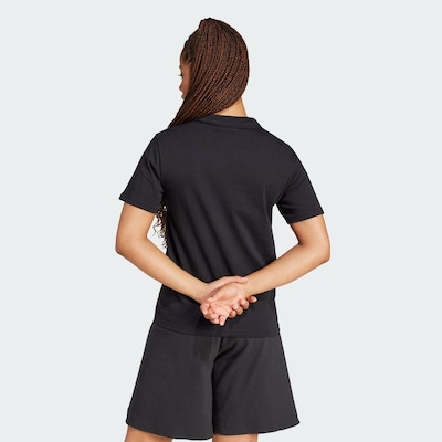 Camiseta Estampada Tech Metallic adidas - Feminina - Foto 4