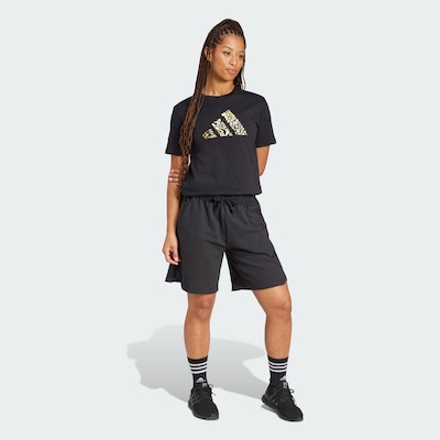 Camiseta Estampada Tech Metallic adidas - Feminina - Foto 5