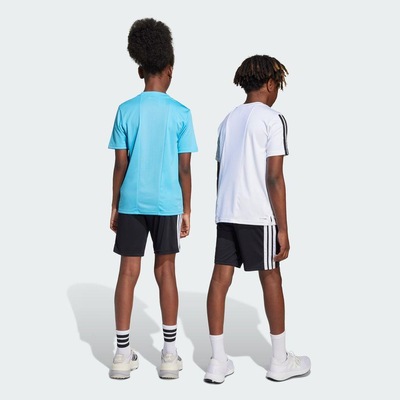 Short adidas Train Essentials Três Listras - Infantil - Foto 5