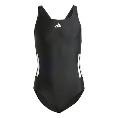 Maiô adidas Costas Em C Três Listras Infantil - Infantil - Foto 1
