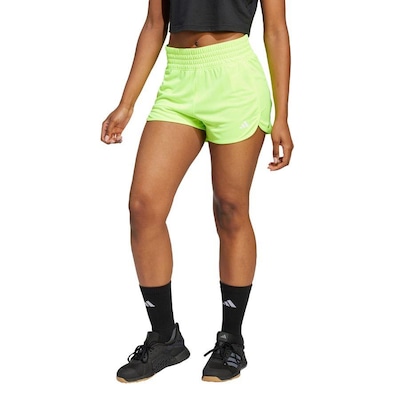 Shorts adidas Malha Cintura Alta Pacer Essentials - Feminina - Foto 2