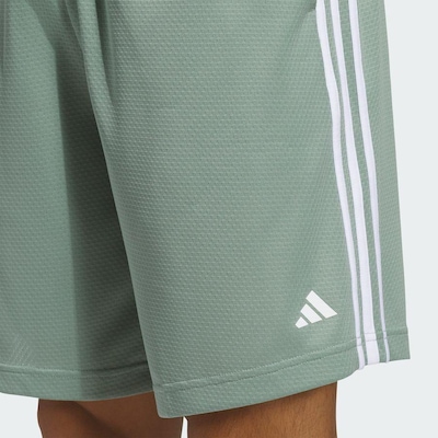Shorts adidas Malha adidas Três Listras Aeroready - Masculina - Foto 4