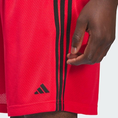 Shorts adidas Malha adidas Três Listras Aeroready - Masculina - Foto 6