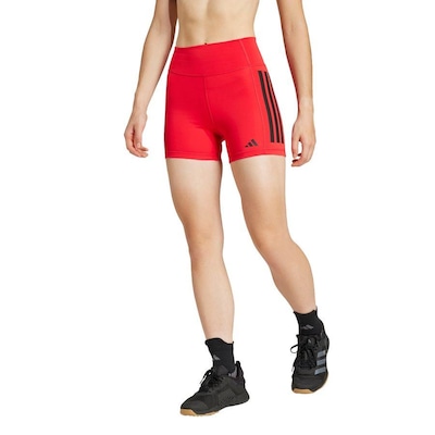 Shorts adidas Legging Optime Três Listras 1/4 - Feminina - Foto 2