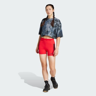 Shorts adidas Legging Optime Três Listras 1/4 - Feminina - Foto 6
