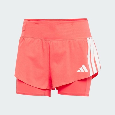 Shorts adidas Bolso Gel 2 Em 1 Adizero Running - Feminina - Foto 3