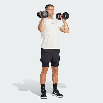 Shorts adidas 2 Em 1 Gym+ - Masculina - Foto 5