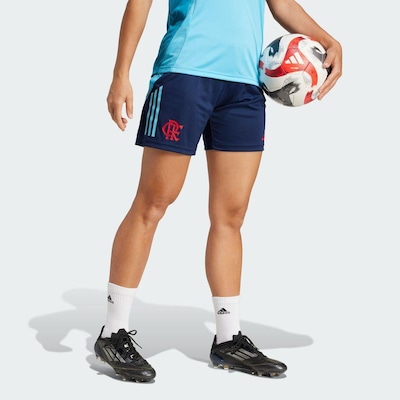 Short adidas Treino Cr Flamengo Tiro 24 - Feminino - Foto 5