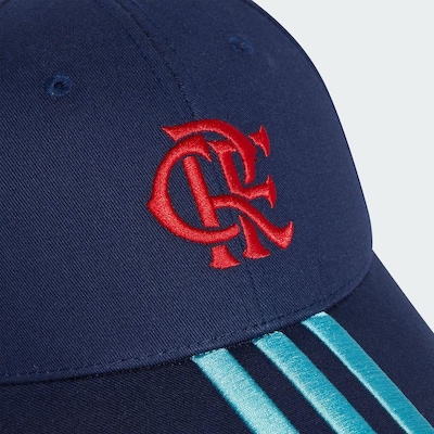 Boné Aba Curva adidas Flamengo Treino Baseball Wear Cr - Snapback - Adulto - Foto 3