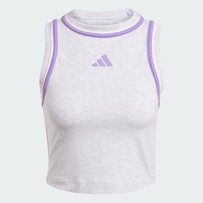 Camiseta Regata adidas Cropped Algodão Essentials Color-Pop - Feminina - Foto 3