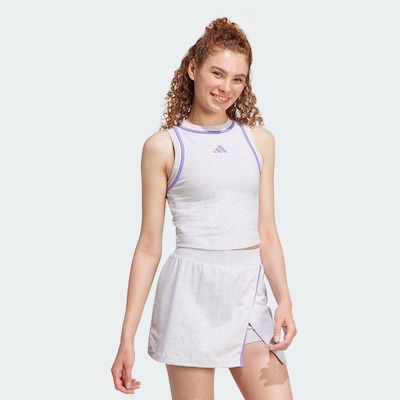 Camiseta Regata adidas Cropped Algodão Essentials Color-Pop - Feminina - Foto 5
