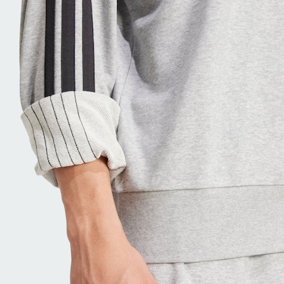 Blusão de Moletinho adidas Essentials Três Listras - Masculino - Foto 6