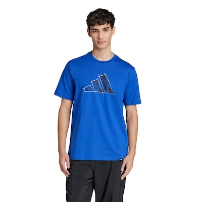 Camiseta adidas Estampada Logo - Masculina - Foto 2