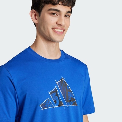 Camiseta adidas Estampada Logo - Masculina - Foto 6
