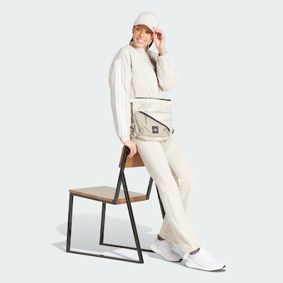 Jaqueta Bomber adidas Cropped Isolamento Essentials Três Listras - Feminina - Foto 5