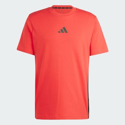 Camiseta adidas Malha Simples Essentials Três Listras - Masculina - Foto 3