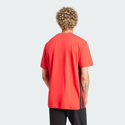 Camiseta adidas Malha Simples Essentials Três Listras - Masculina - Foto 4