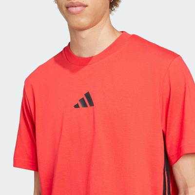 Camiseta adidas Malha Simples Essentials Três Listras - Masculina - Foto 6