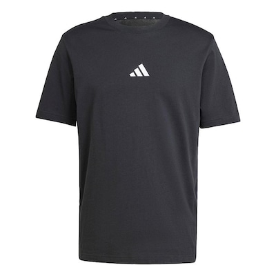 Camiseta adidas Malha Simples Essentials Small Logo - Masculina - Foto 1