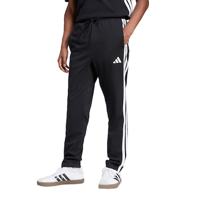 Calça adidas Malha Simples Essentials Três Listras - Masculina - Foto 2