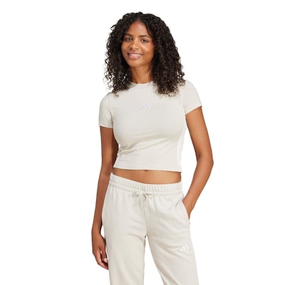 Camiseta adidas Essentials Três Listras Slim - Feminina - Foto 2