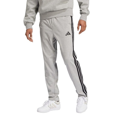 Calça adidas Malha Simples Essentials Três Listras - Masculina - Foto 2