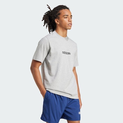 Camiseta adidas Essentials Linear Single Jersey - Masculina - Foto 5