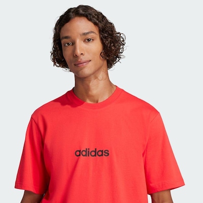 Camiseta adidas Essentials Linear Single Jersey - Masculina - Foto 6